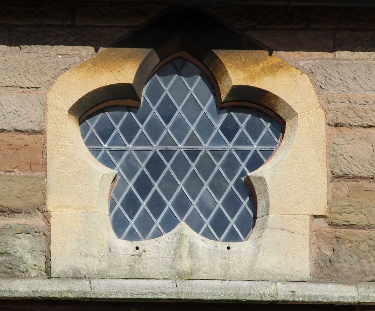 Small window in All Saints Church, Kings Heath, Birmingham.